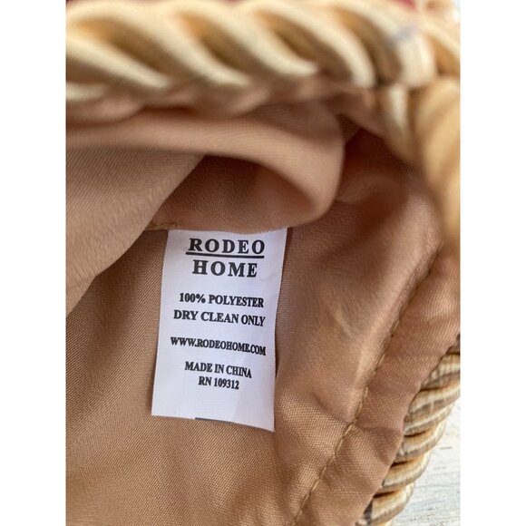 Rodeo Home Luxury Gold & Burgundy Brocade Christmas Stocking 21" Vintage 2000s - Picture 6 of 8